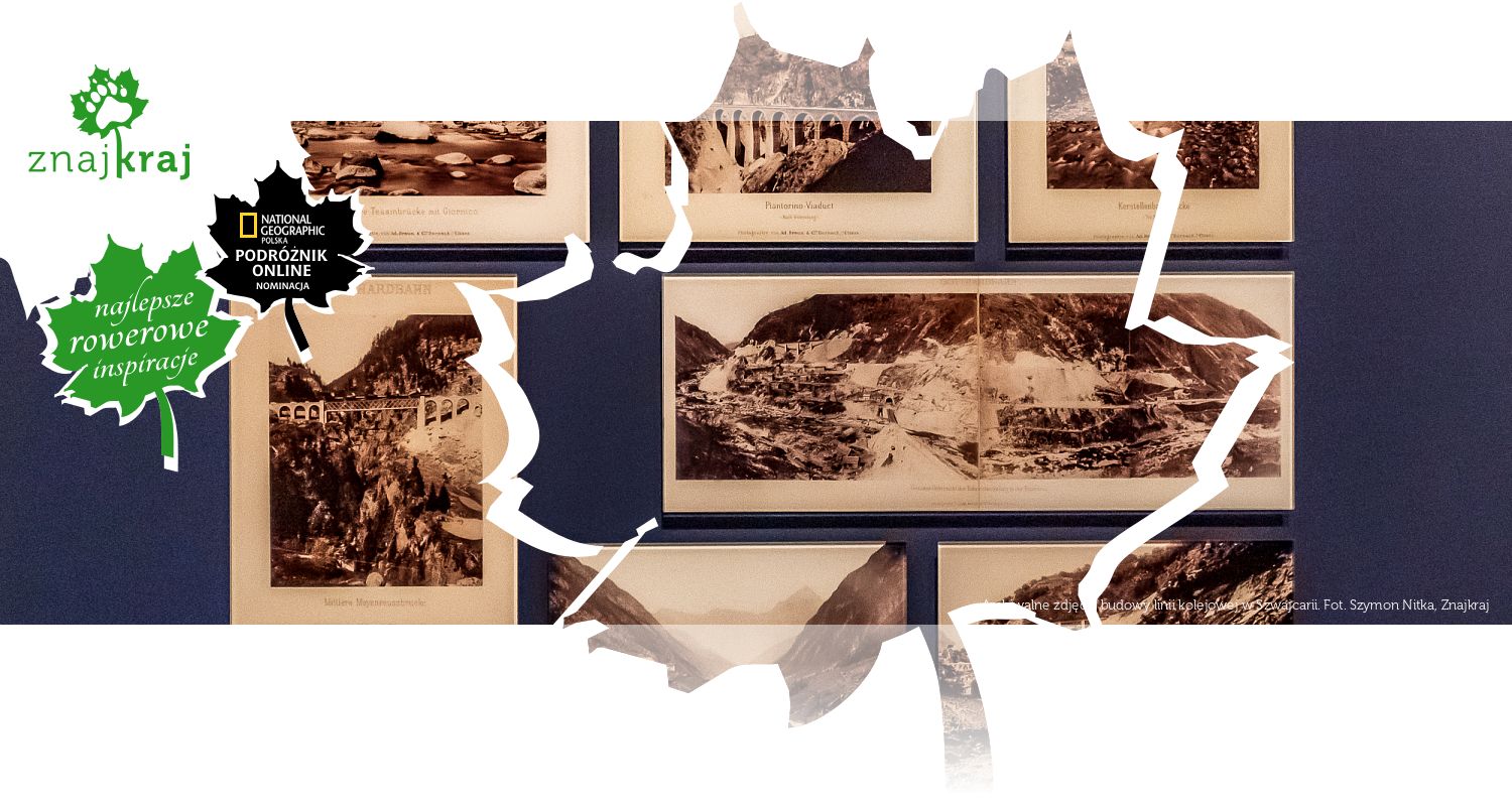 Archiwalne zdjęcia budowy linii kolejowej w Szwajcarii