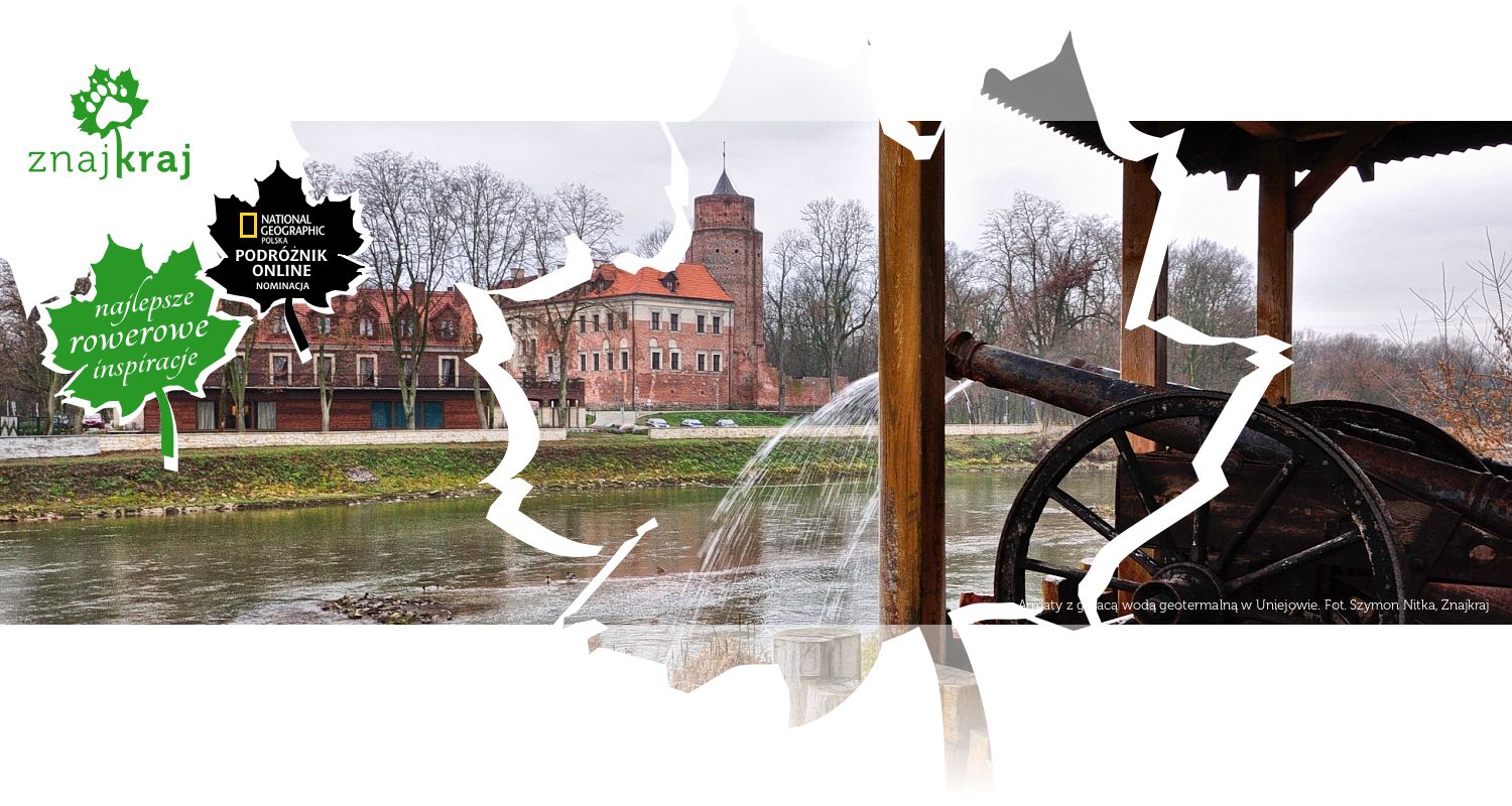 Armaty z goracą wodą geotermalną w Uniejowie