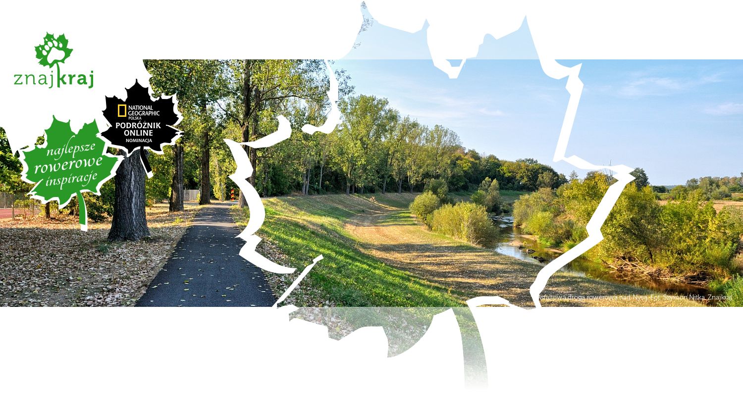 Asfaltowa droga rowerowa nad Nysą