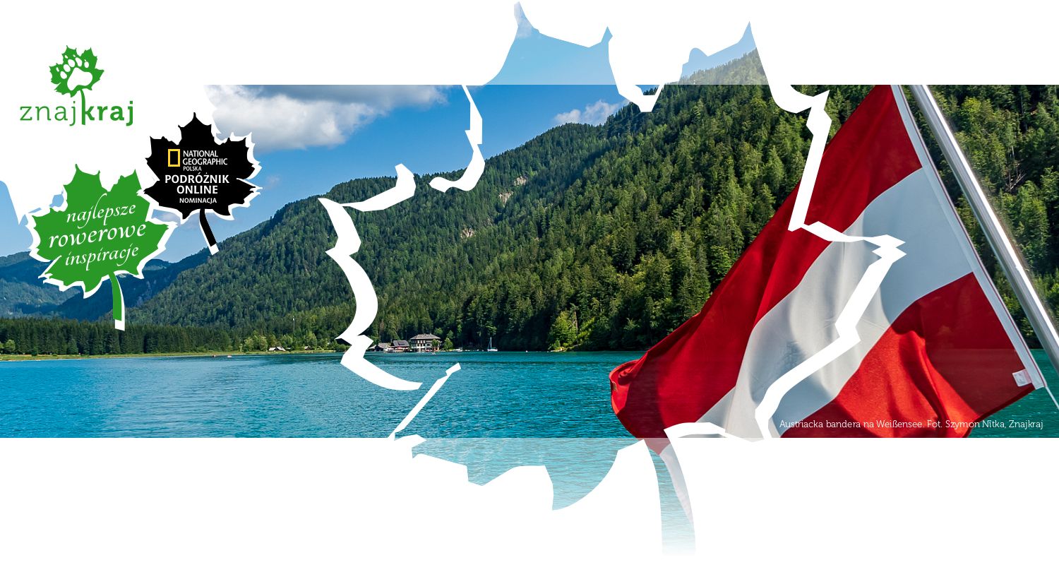 Austriacka bandera na Weißensee
