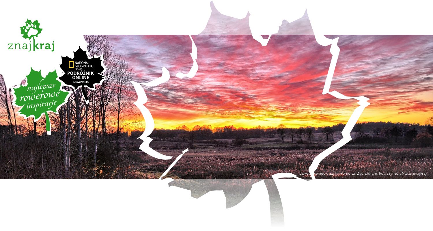 Barwny koniec dnia na Pomorzu Zachodnim