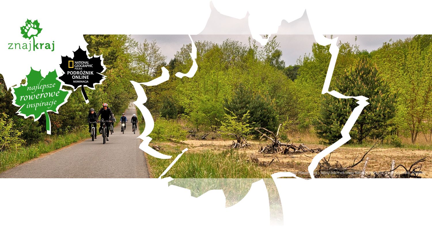 Berliner Mauerweg - leśny odcinek trasy turystycznej