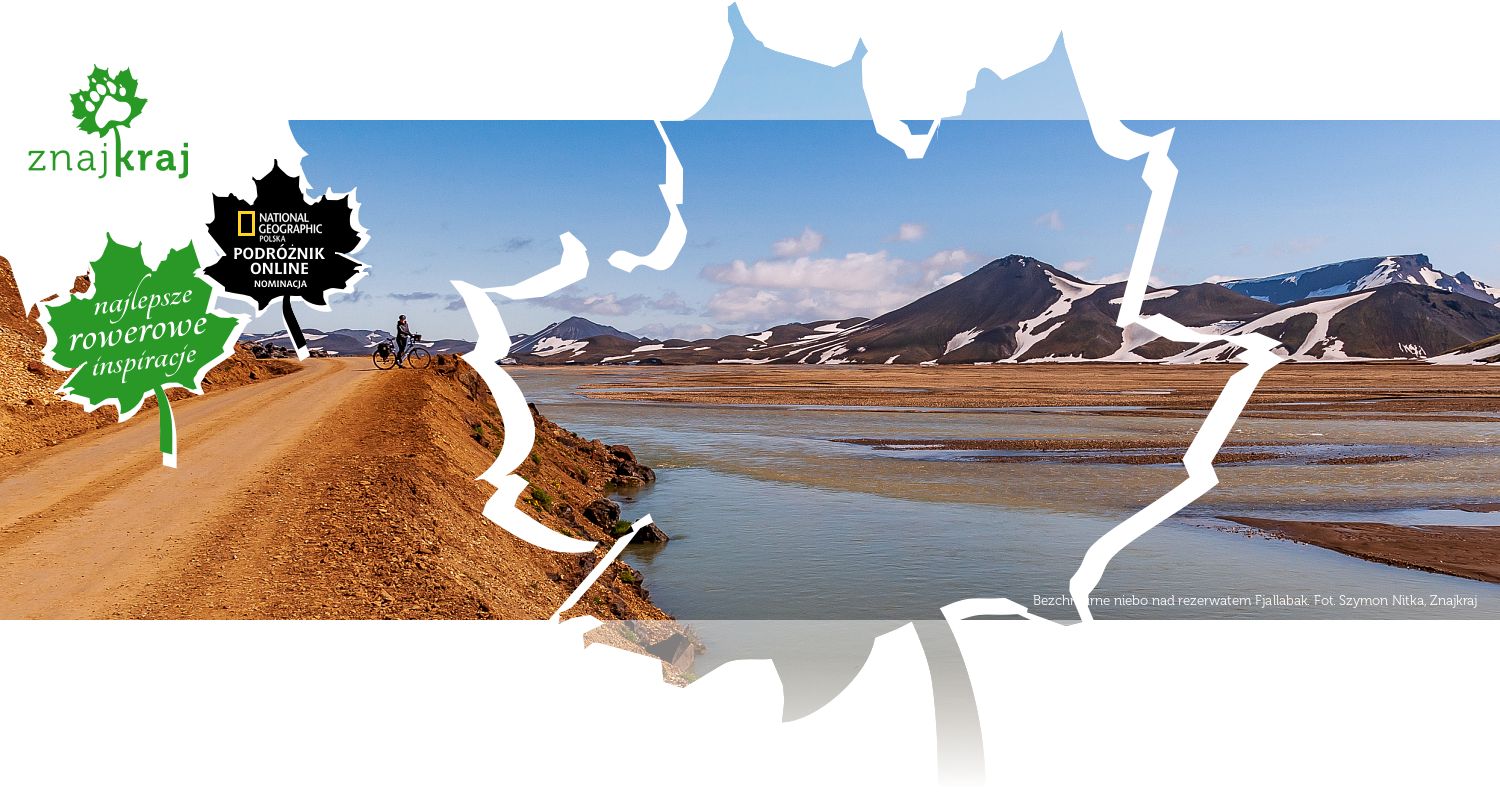 Bezchmurne niebo nad rezerwatem Fjallabak