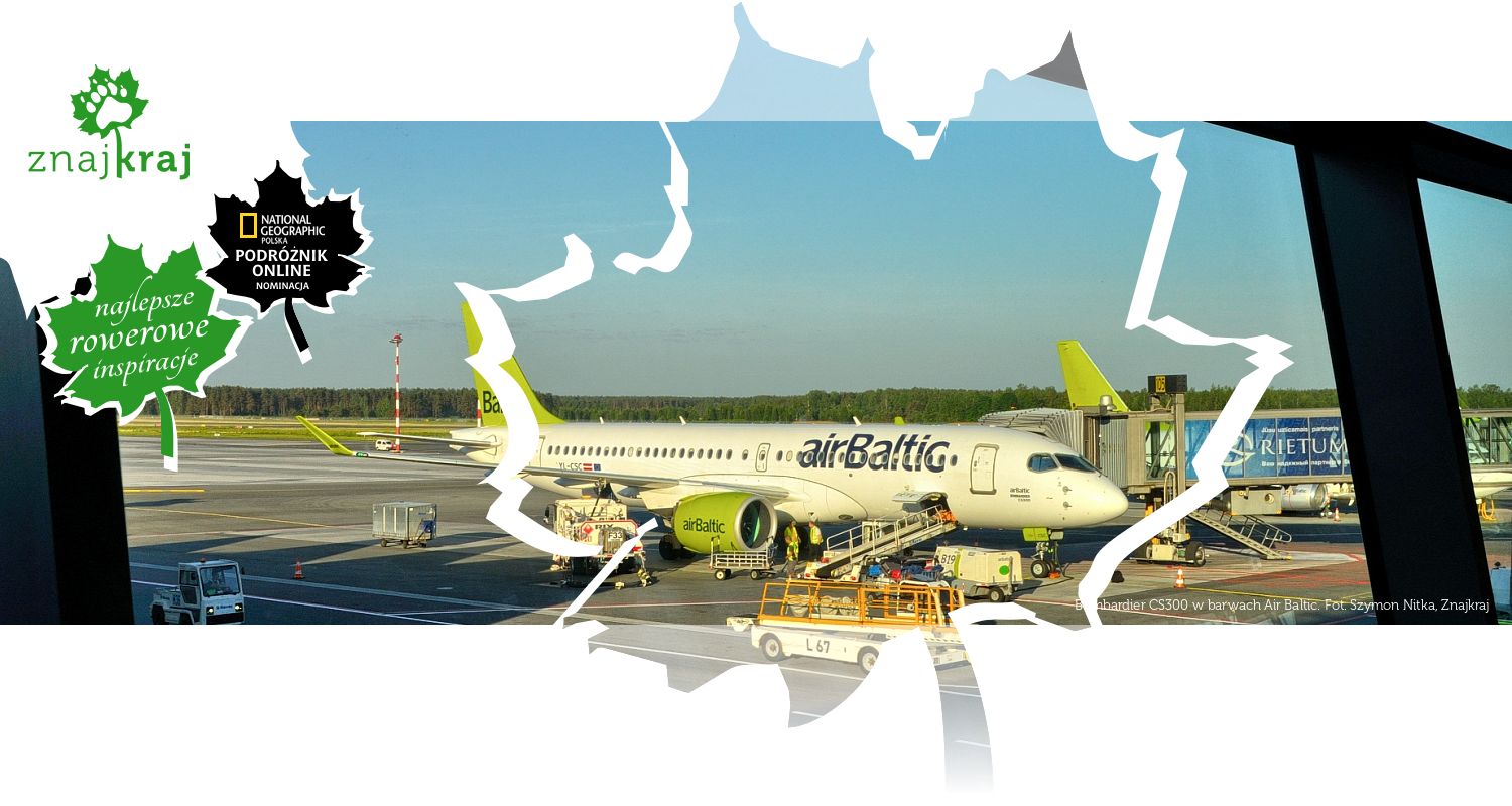 Bombardier CS300 w barwach Air Baltic
