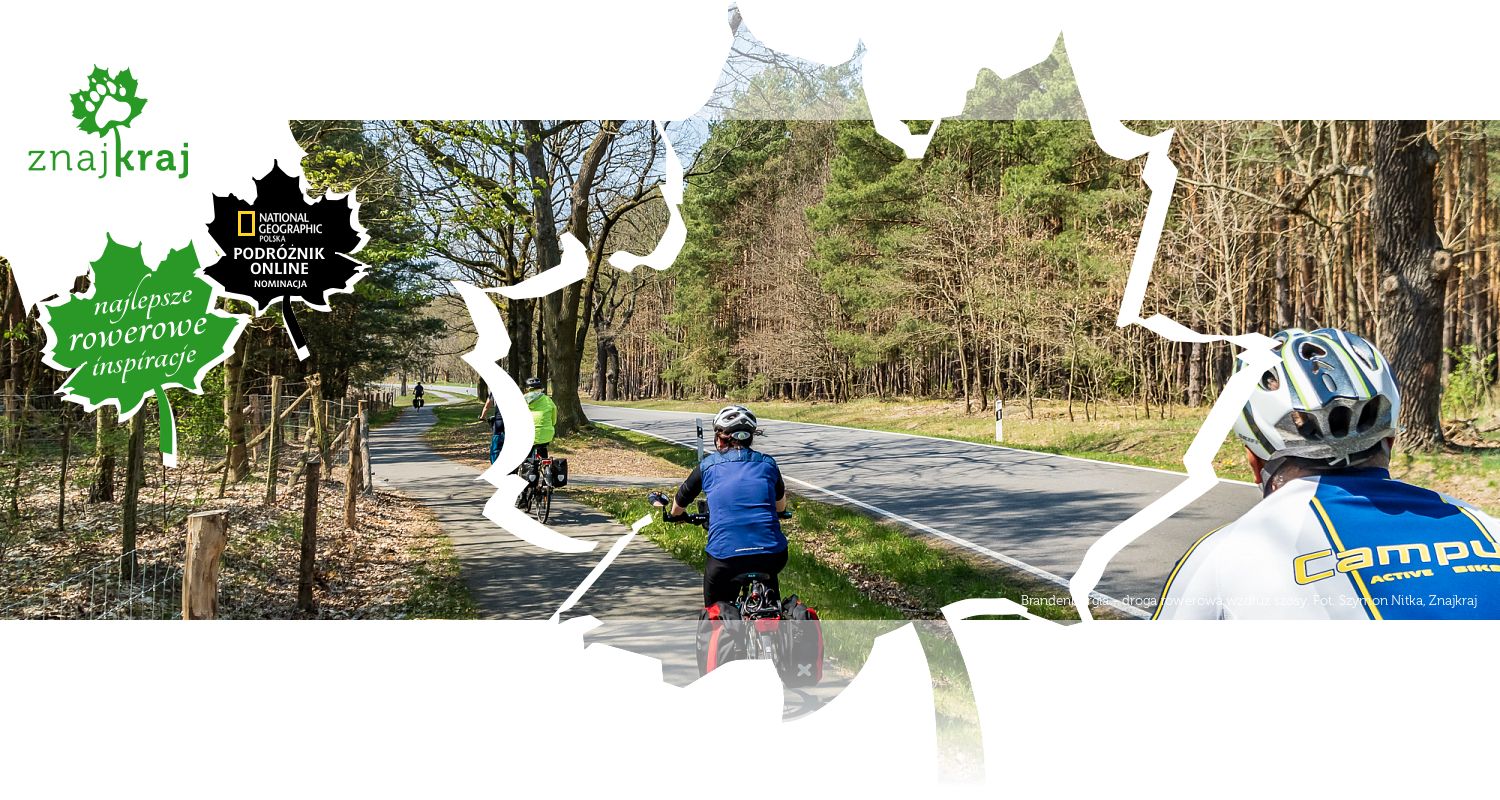 Brandenburgia - droga rowerowa wzdłuz szosy