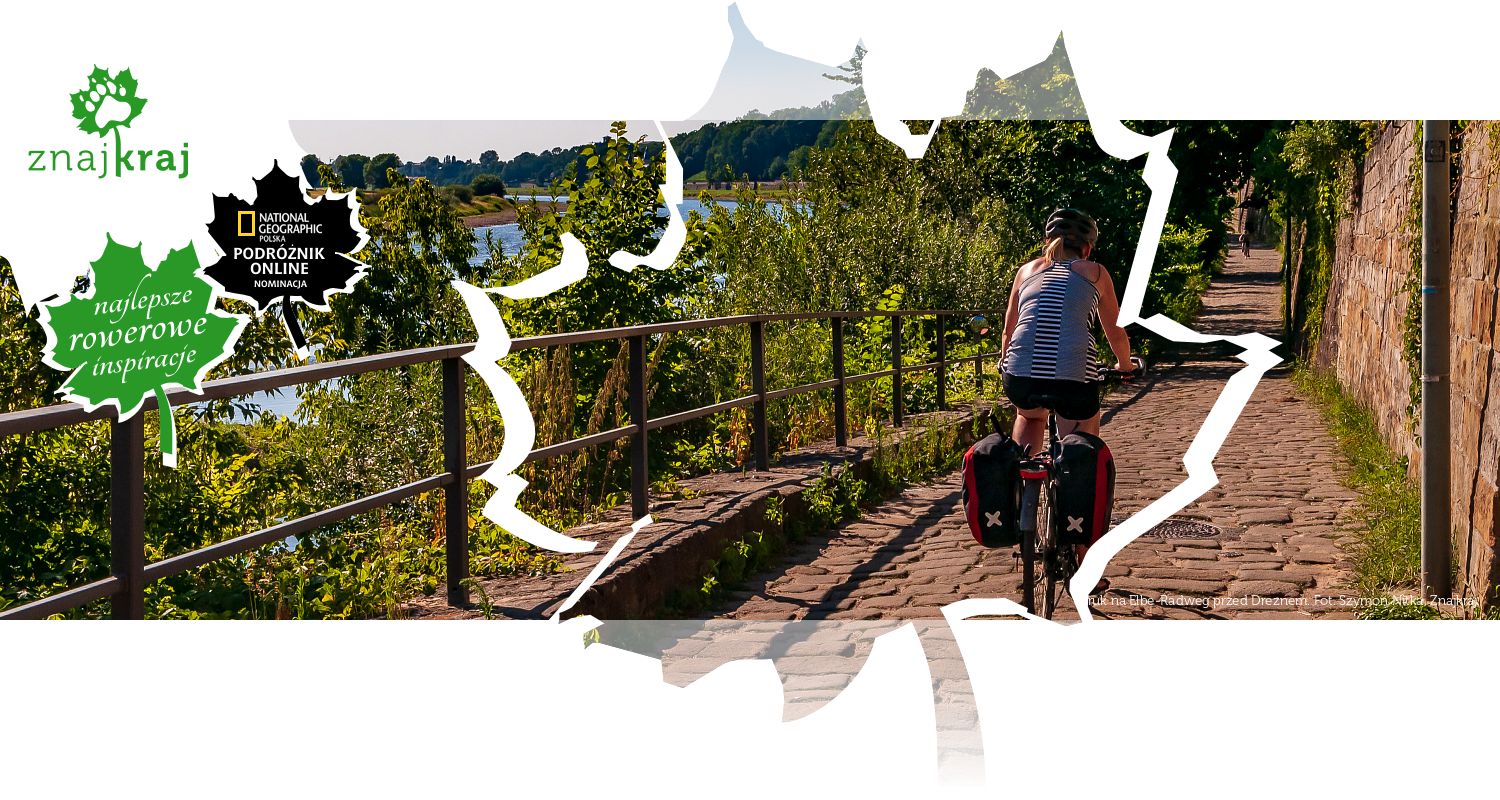 Bruk na Elbe-Radweg przed Dreznem
