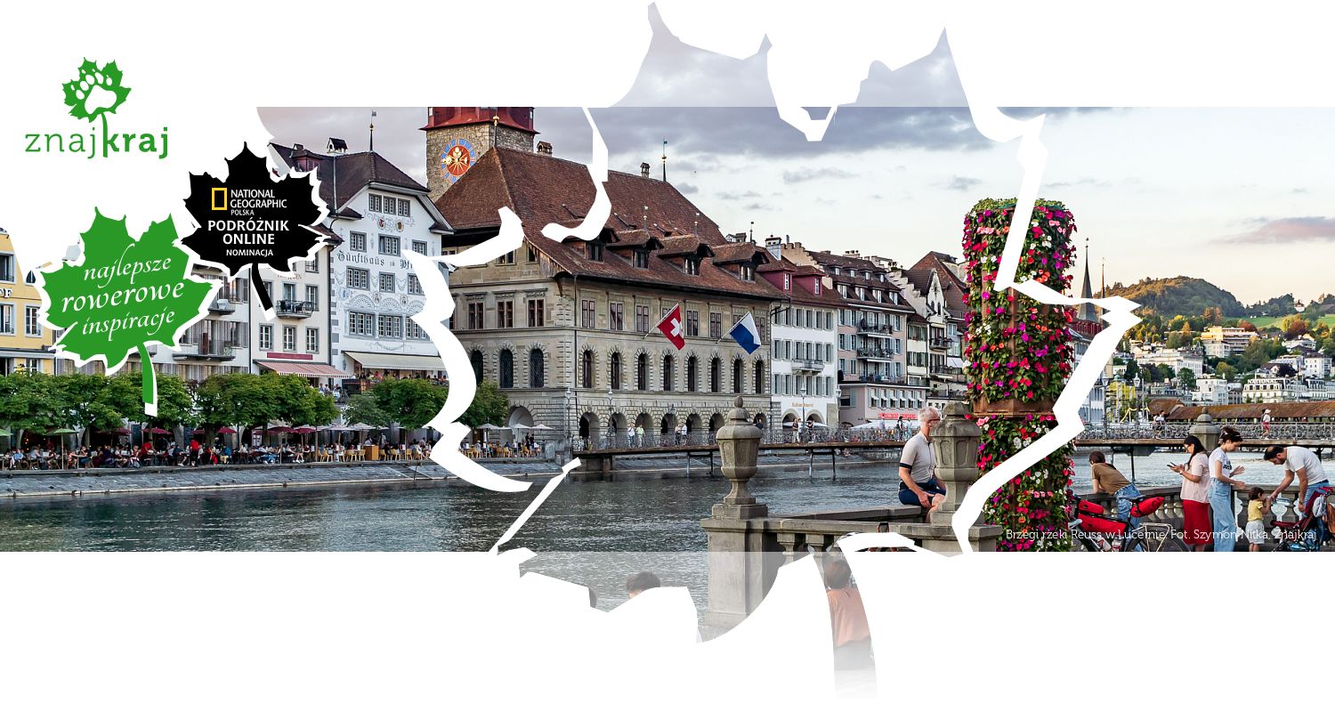 Brzegi rzeki Reuss w Lucernie