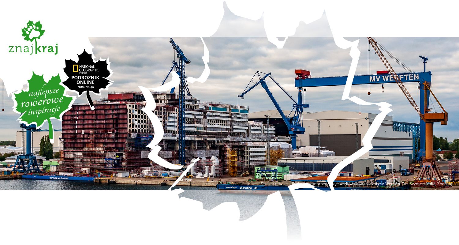 Budowa ogromnego wycieczkowca w stoczni MV Werften
