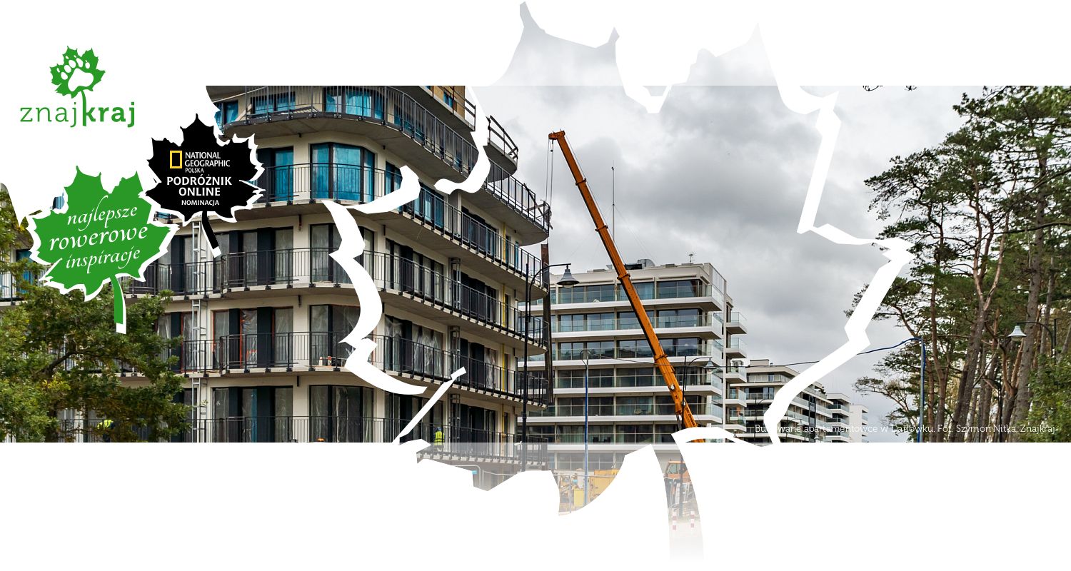 Budowane apartamentowce w Darłówku