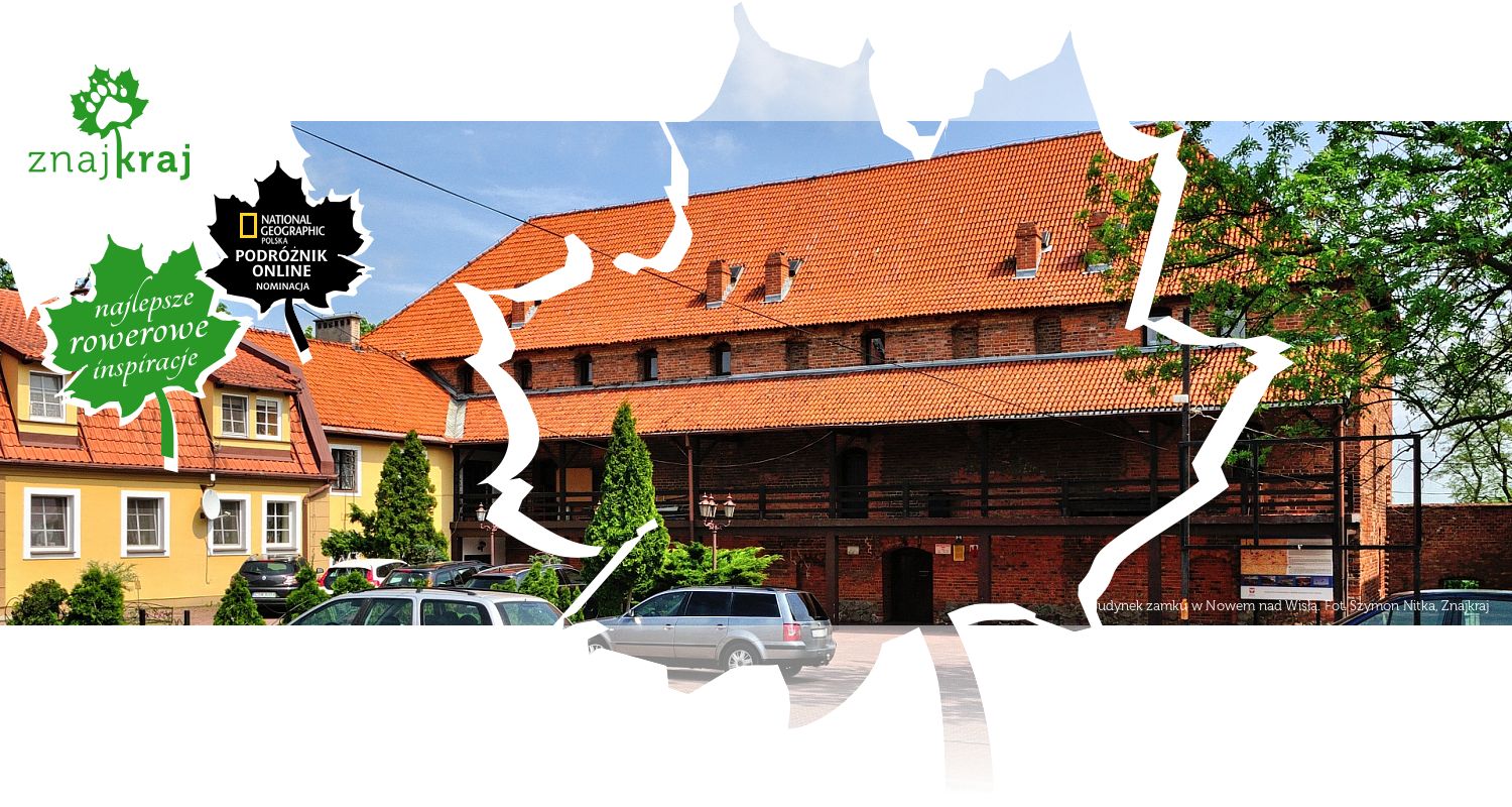 Budynek zamku w Nowem nad Wisłą