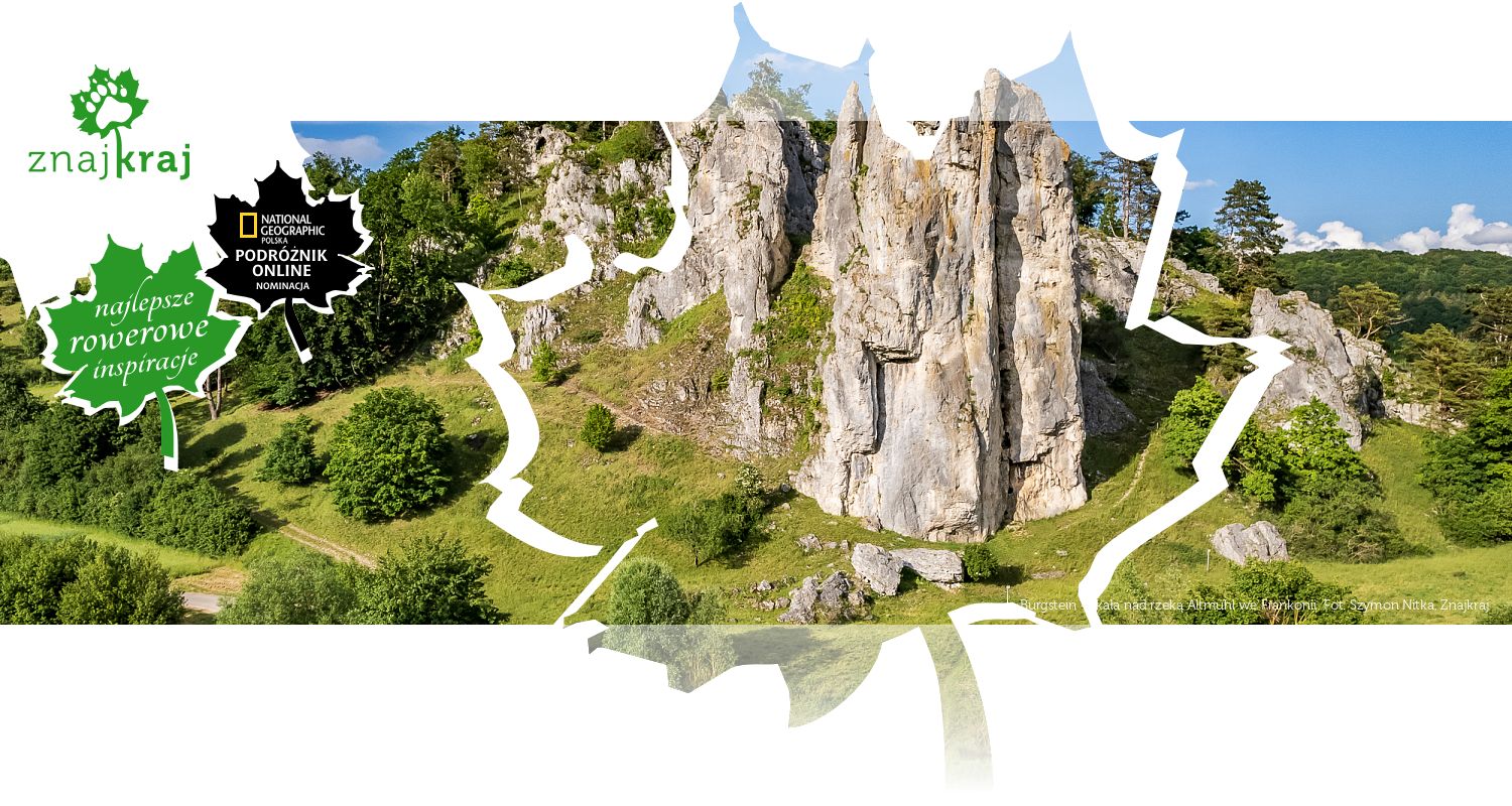 Burgstein - skała nad rzeką Altmühl we Frankonii