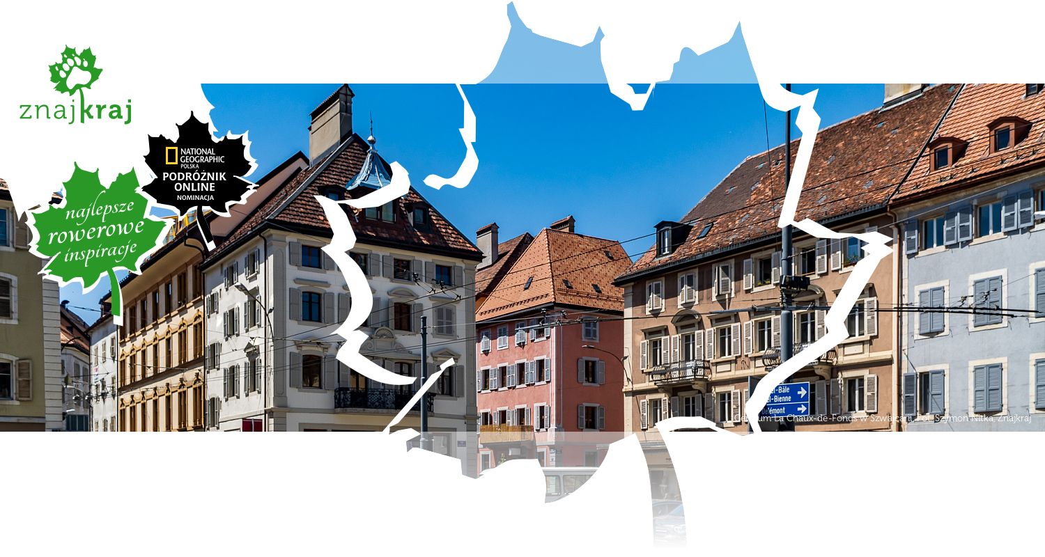 Centrum La Chaux-de-Fonds w Szwajcarii