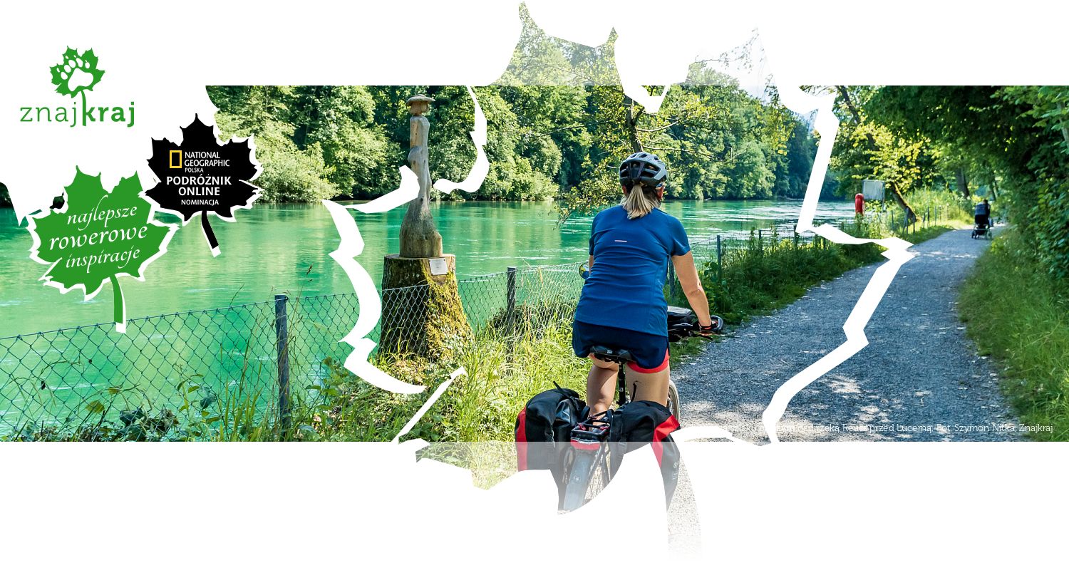 Chwila na szlaku pieszym nad rzeką Reuss przed Lucerną