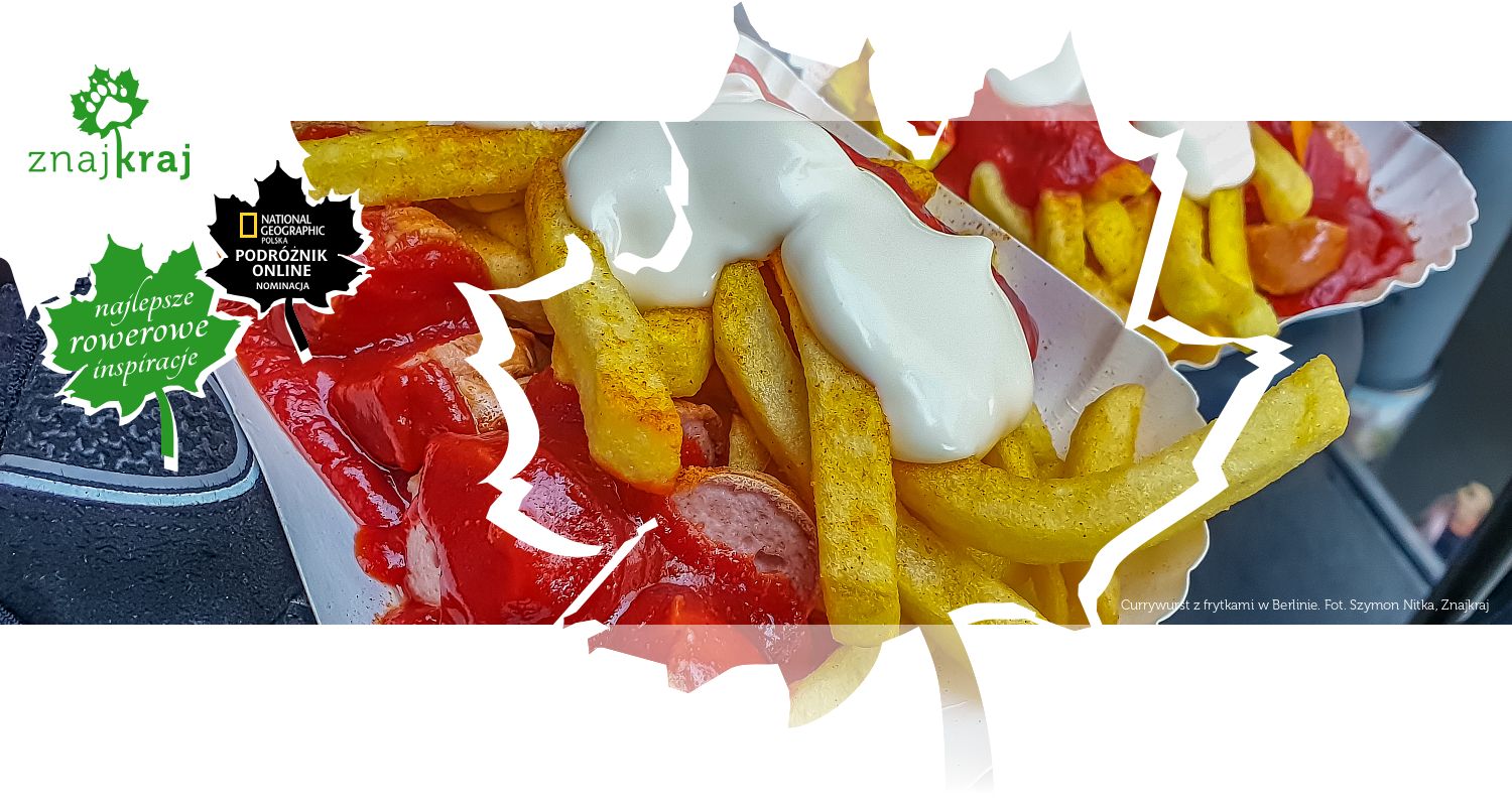 Currywurst z frytkami w Berlinie