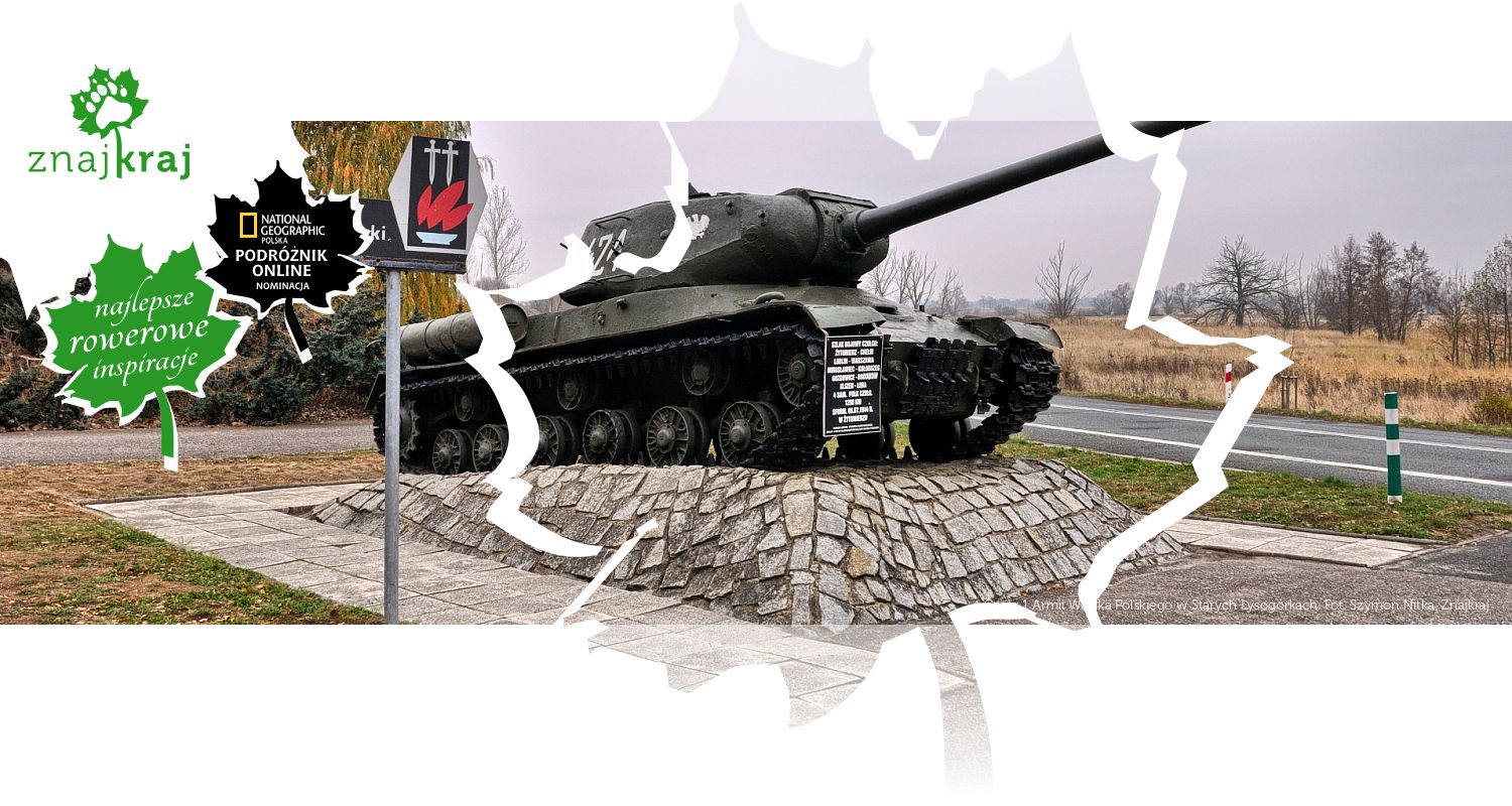 Czołg 1 Armii Wojska Polskiego w Starych Łysogórkach
