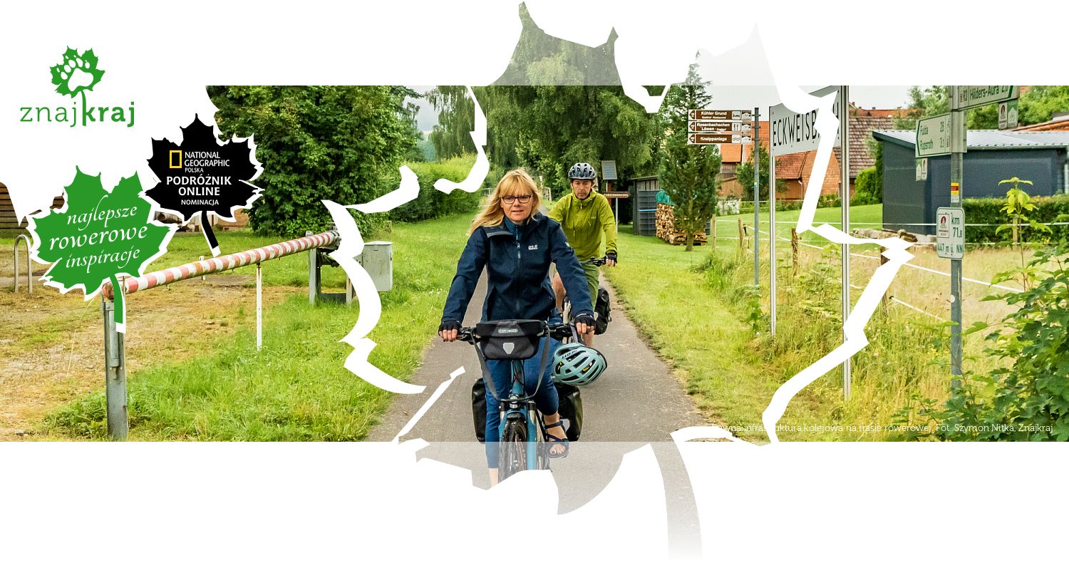 Dawna infrastruktura kolejowa na trasie rowerowej