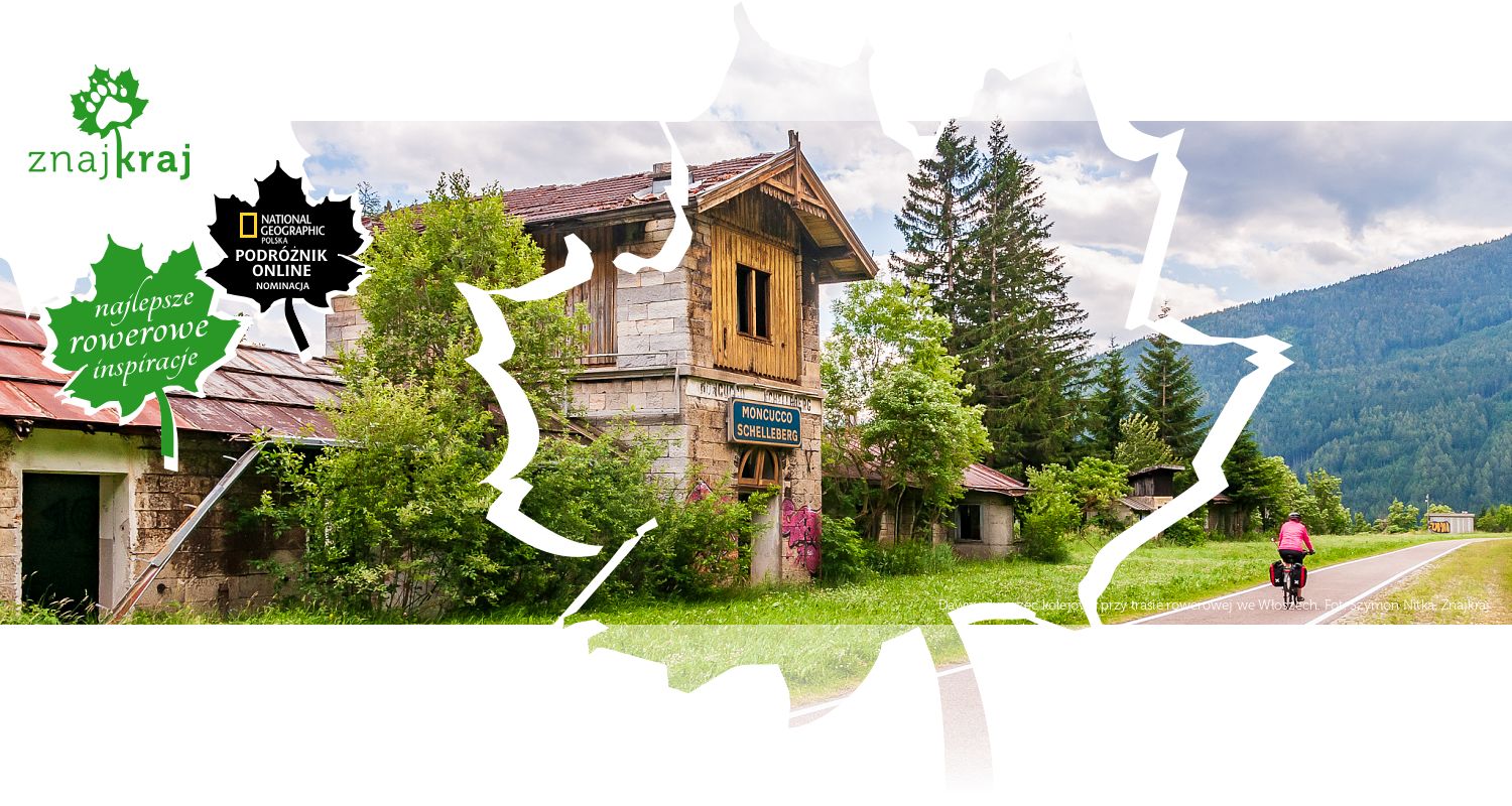 Dawny dworzec kolejowy przy trasie rowerowej we Włoszech