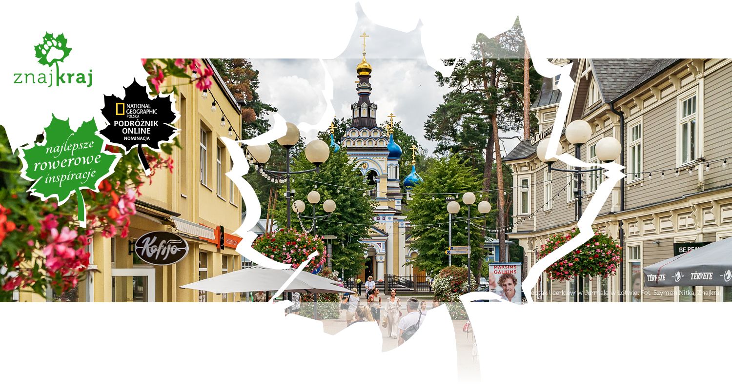 Deptak i cerkiew w Jurmale w Łotwie