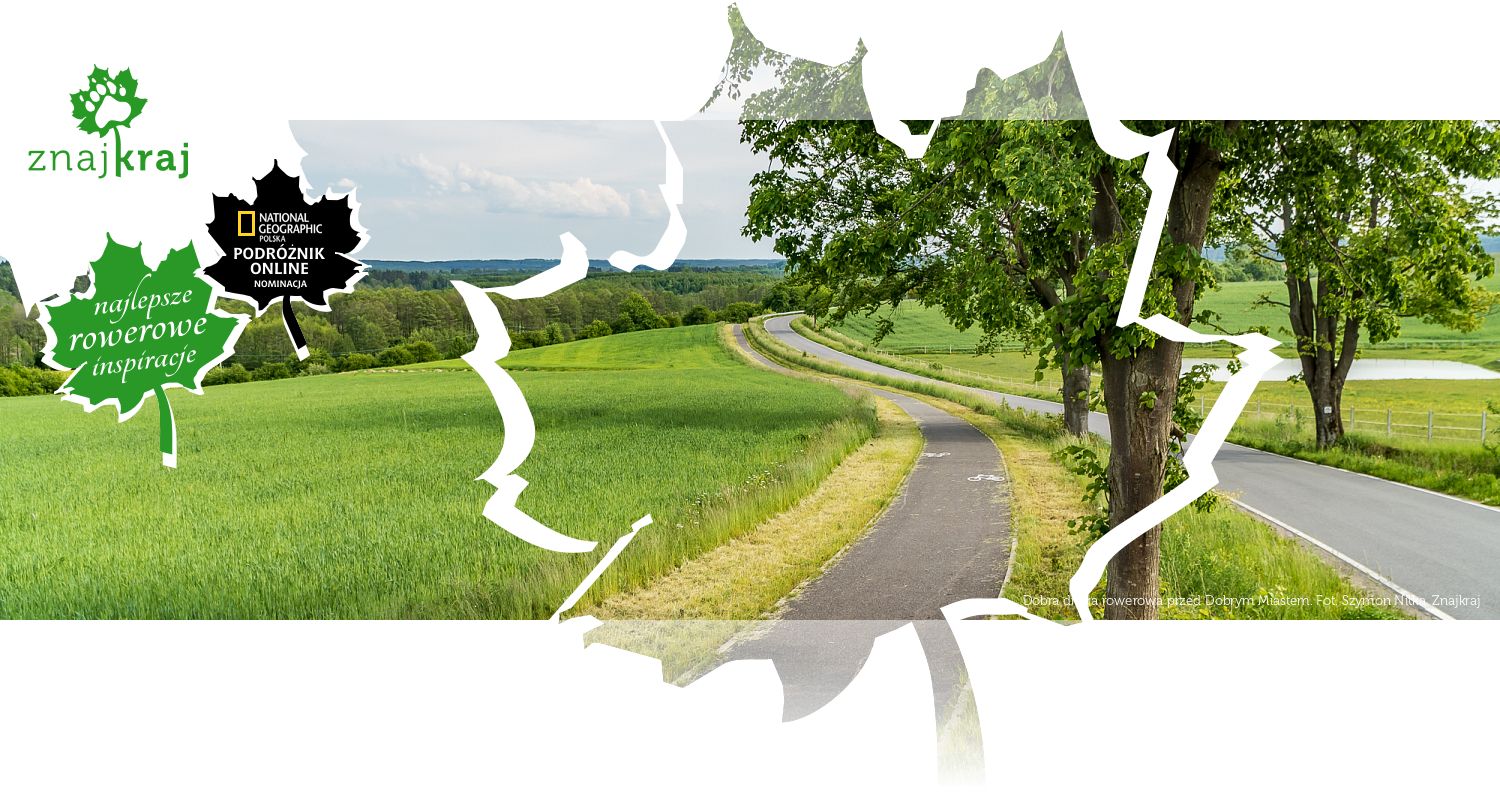 Dobra droga rowerowa przed Dobrym Miastem