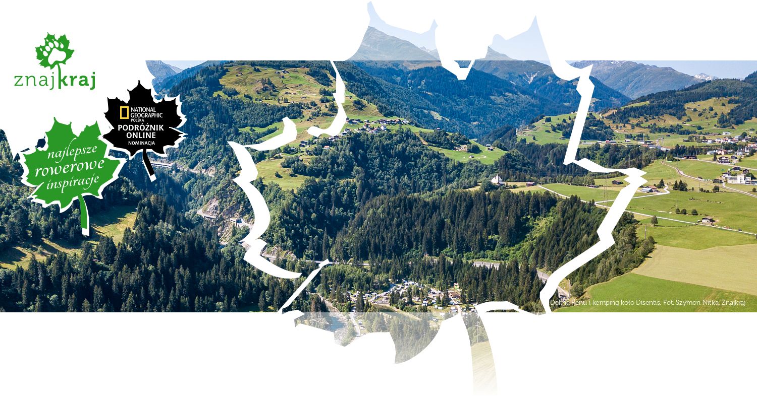 Dolina Renu i kemping koło Disentis