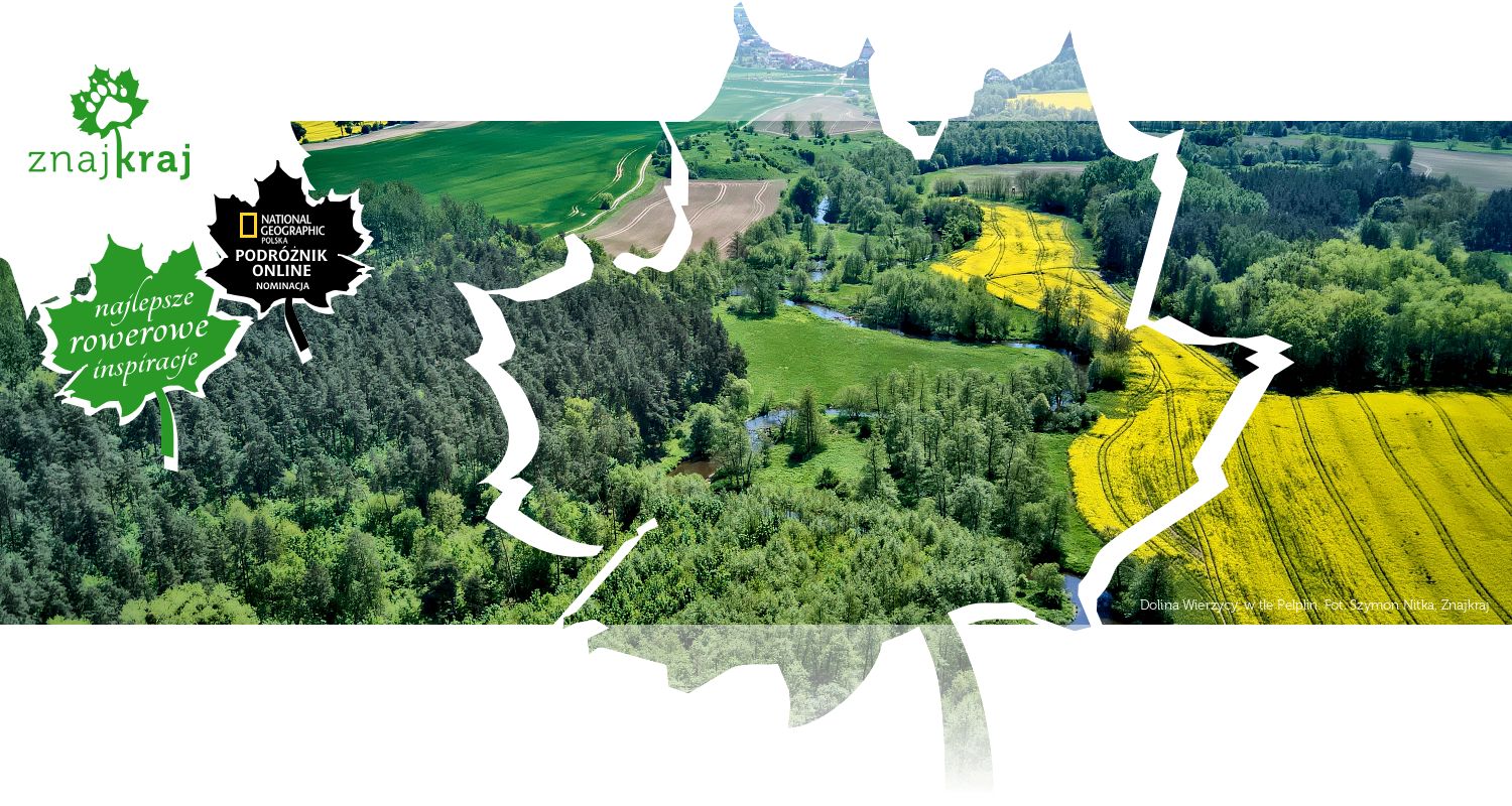 Dolina Wierzycy, w tle Pelplin