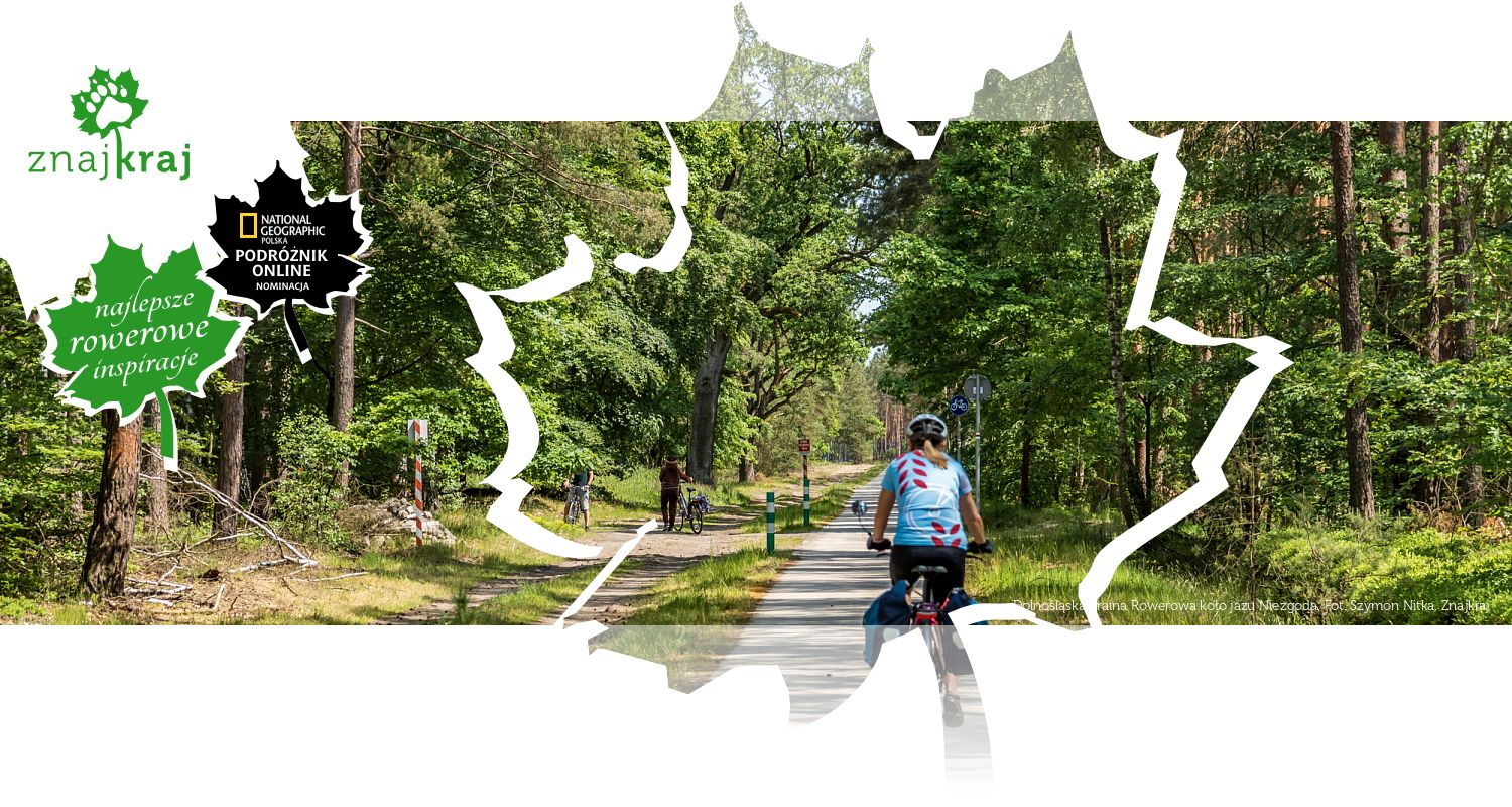 Dolnośląska Kraina Rowerowa koło jazu Niezgoda