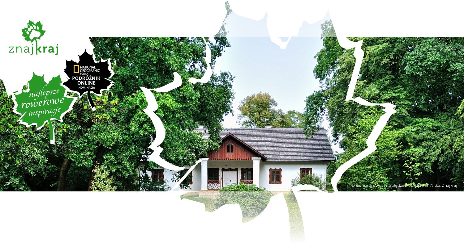 Drewniany dwór w Dołędze