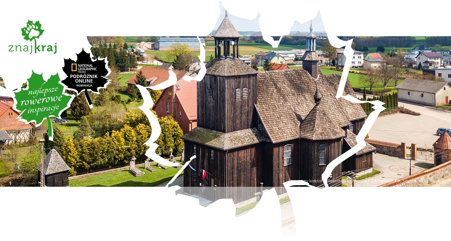 Drewniany kościół w Rożentalu na Mazurach Zachodnich