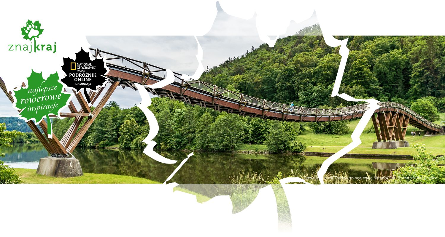 Drewniany most Tatzlwurm nad rzeką Altmühl