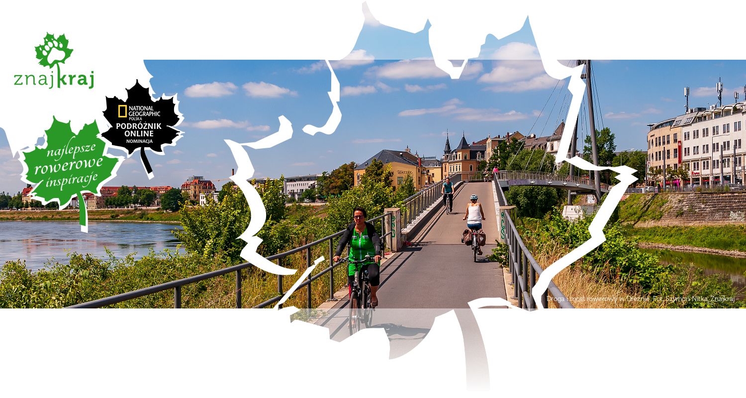 Droga i most rowerowy w Dreźnie