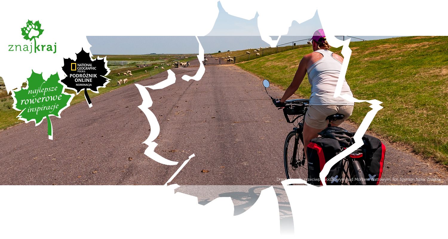 Droga po wale przeciwpowodziowym nad Morzem Wattowym