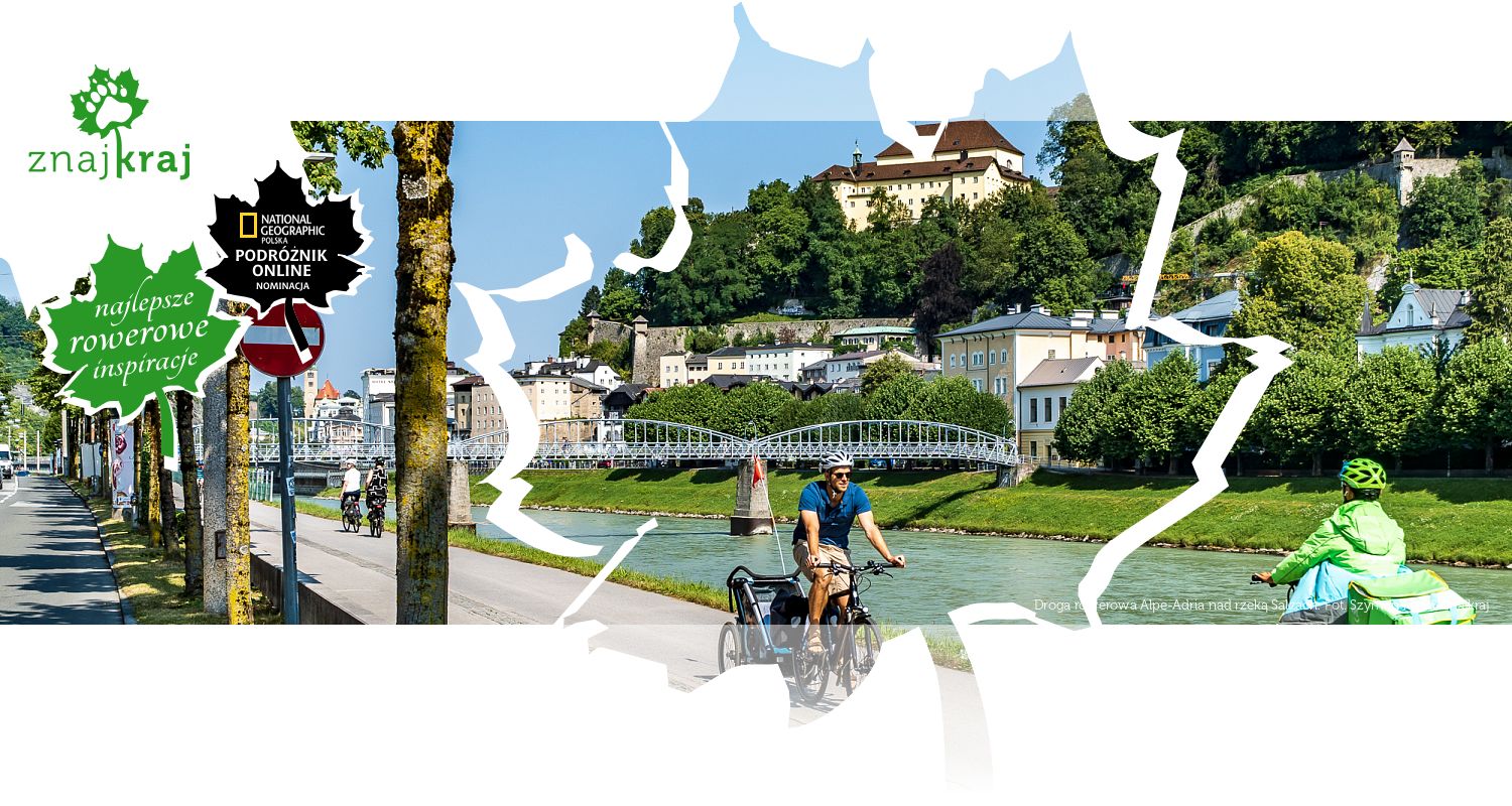 Droga rowerowa Alpe-Adria nad rzeką Salzach