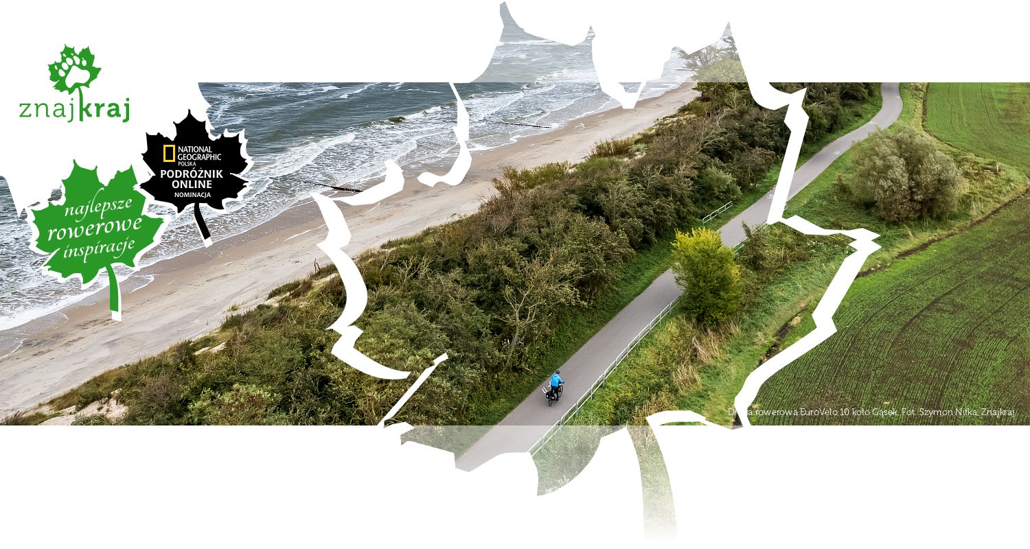 Droga rowerowa EuroVelo 10 koło Gąsek