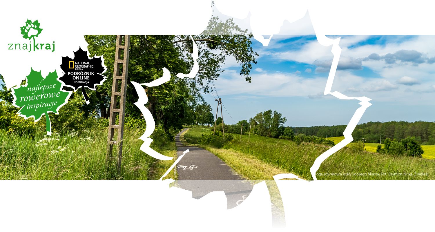 Droga rowerowa koło Dobrego Miasta
