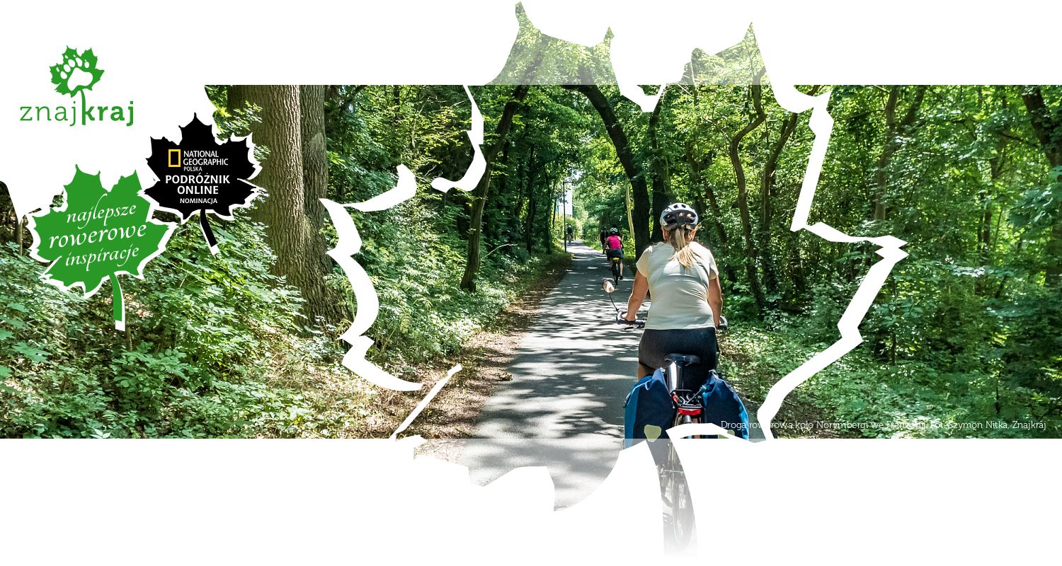 Droga rowerowa koło Norymbergi we Frankonii