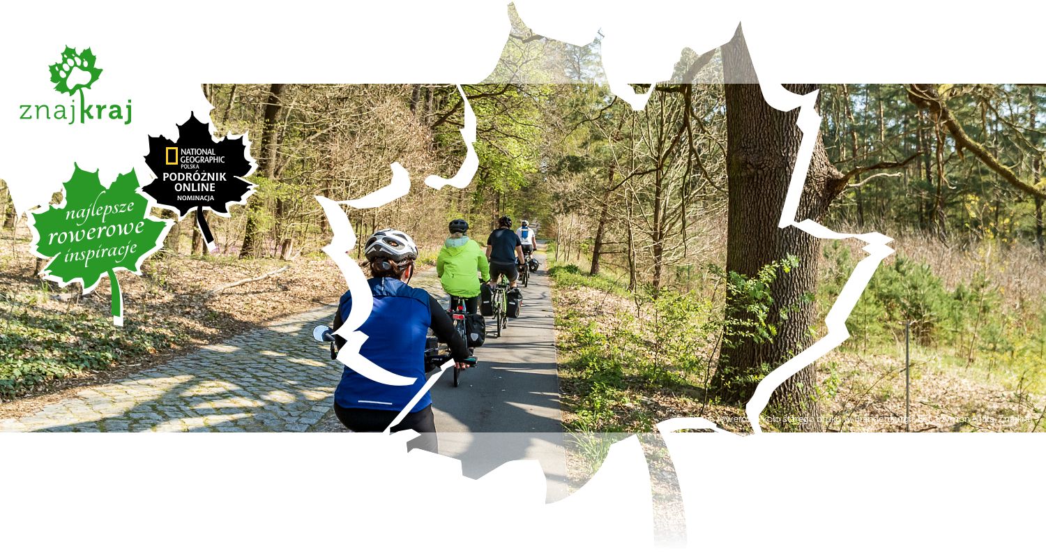 Droga rowerowa koło starego bruku w Brandenburgii
