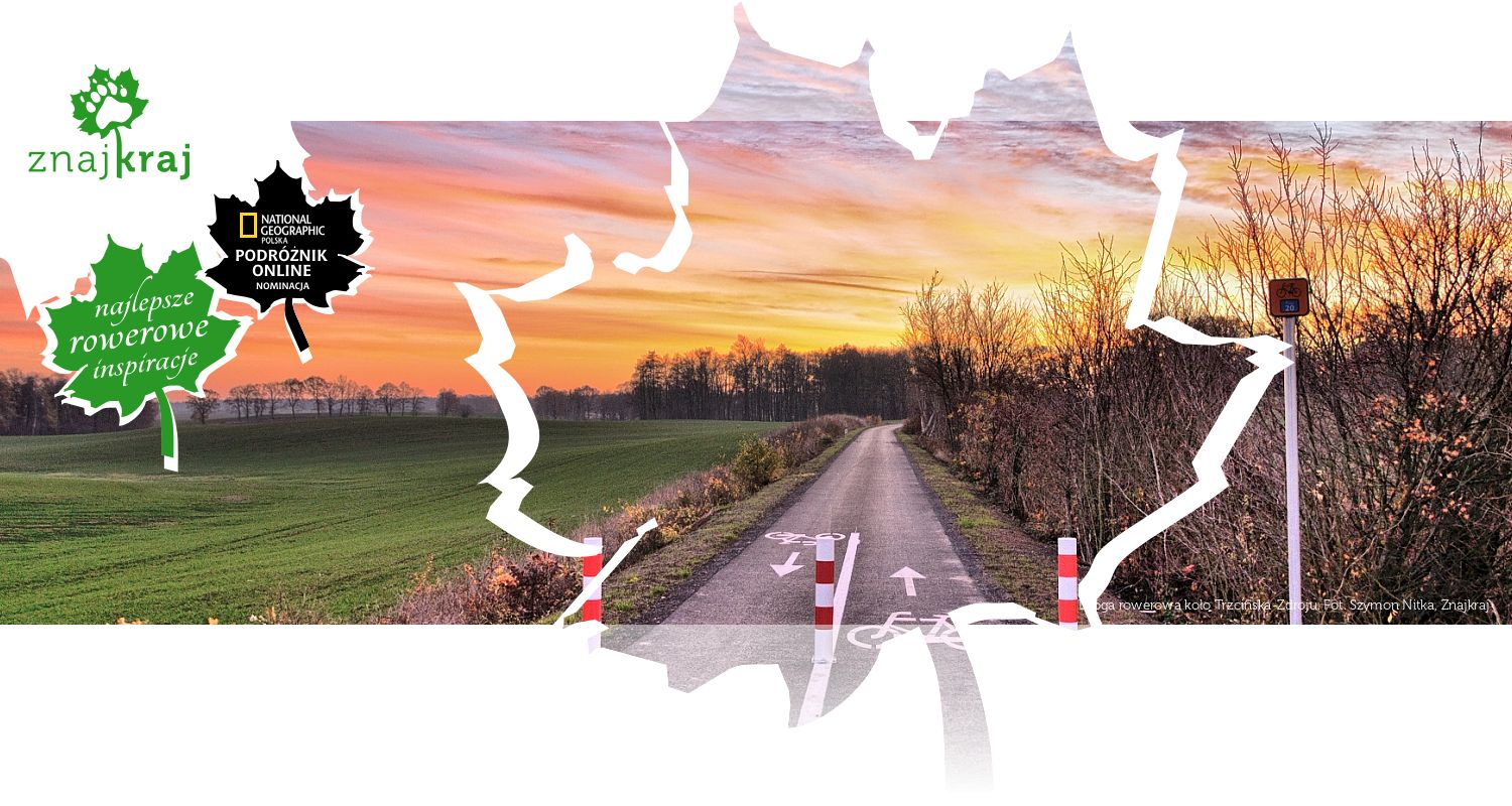 Droga rowerowa koło Trzcińska-Zdroju