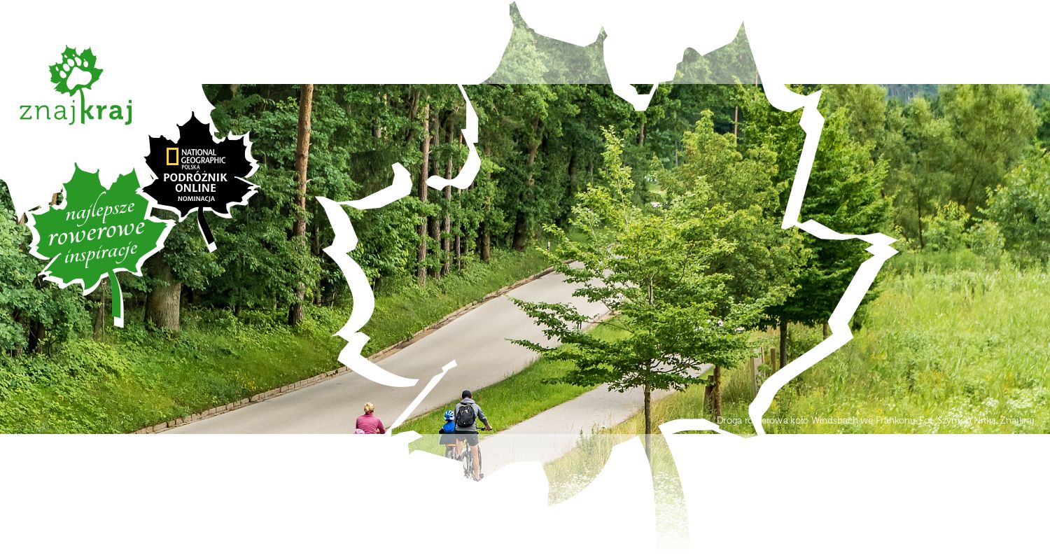 Droga rowerowa koło Windsbach we Frankonii