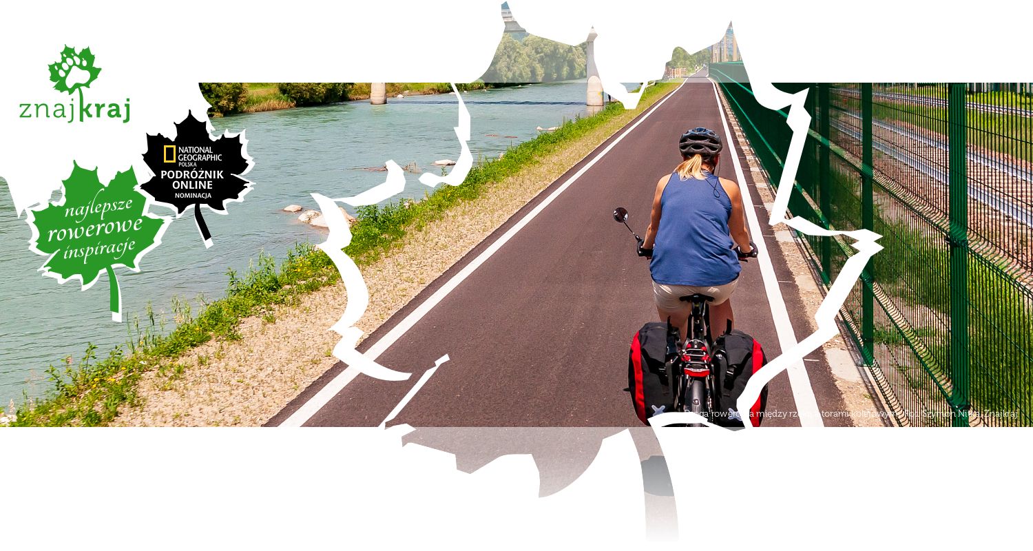 Droga rowerowa między rzeką a torami kolejowymi