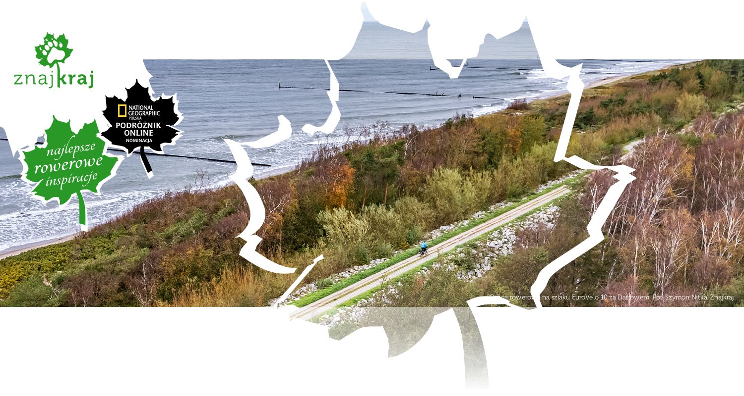 Droga rowerowa na szlaku EuroVelo 10 za Darłowem