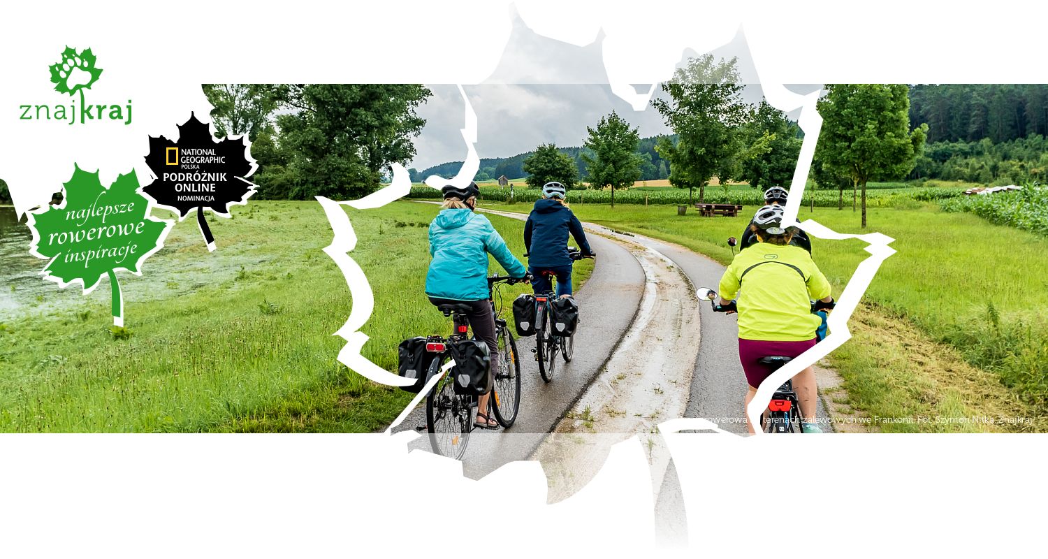 Droga rowerowa na terenach zalewowych we Frankonii