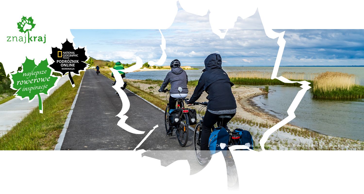 Droga rowerowa na wałach przeciwpowodziowych Krynicy Morskiej
