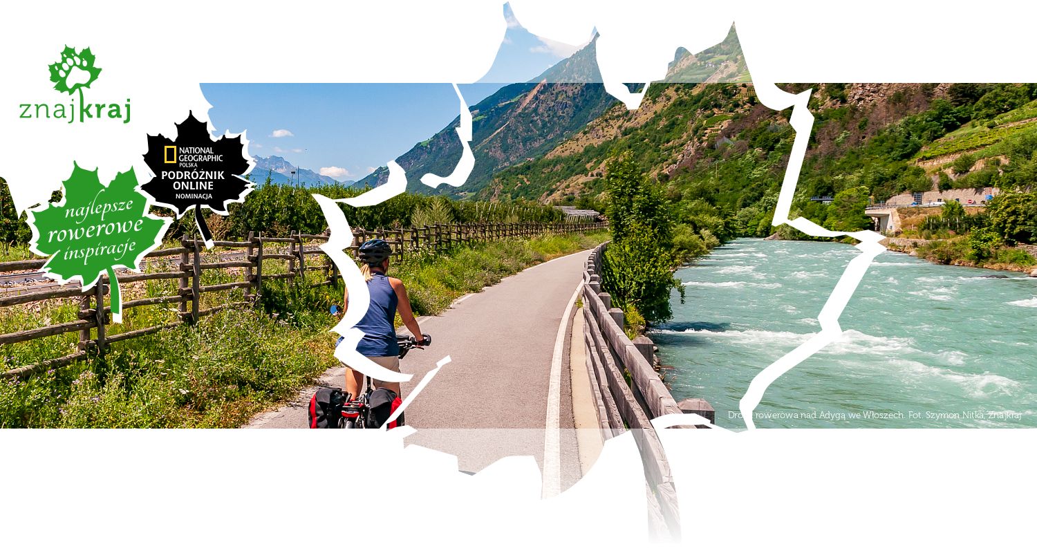 Droga rowerowa nad Adygą we Włoszech