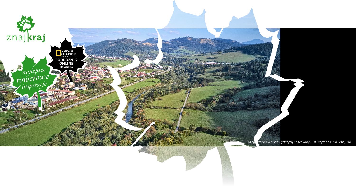 Droga rowerowa nad Bystrzycą na Słowacji
