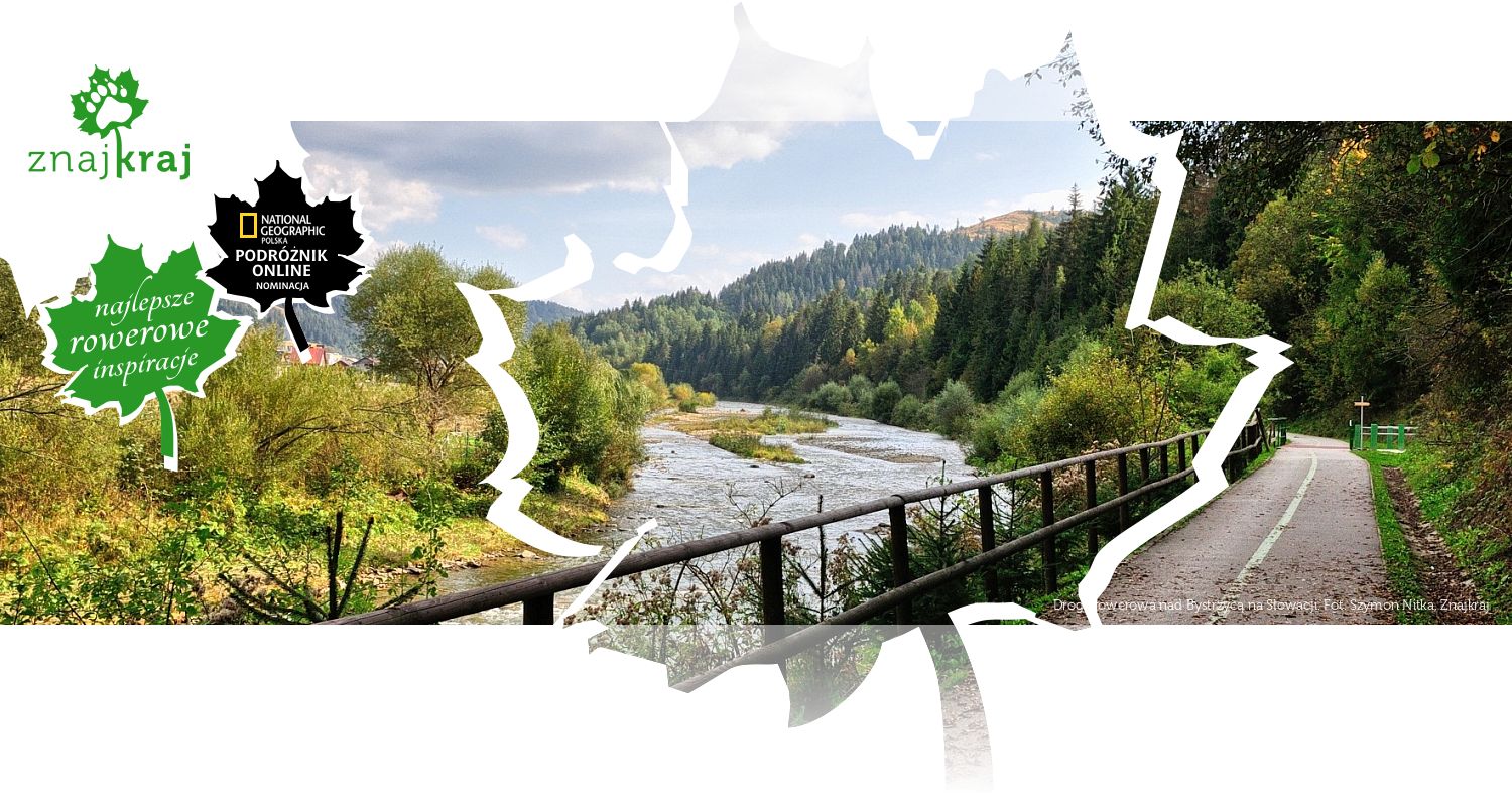 Droga rowerowa nad Bystrzycą na Słowacji