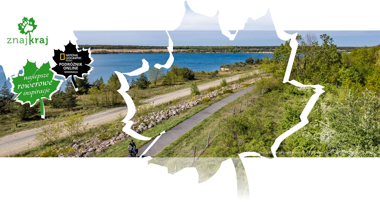 Droga rowerowa nad jeziorem Altdöberner See