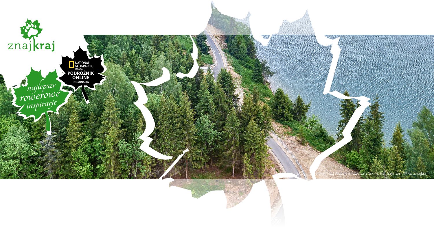 Droga rowerowa nad Jeziorem Czorsztyńskim
