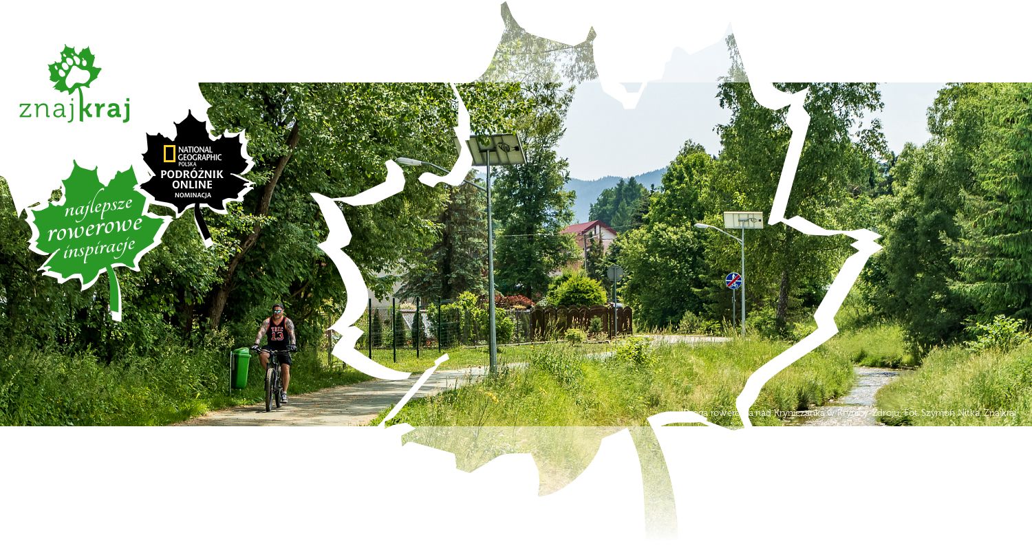 Droga rowerowa nad Kryniczanką w Krynicy-Zdroju