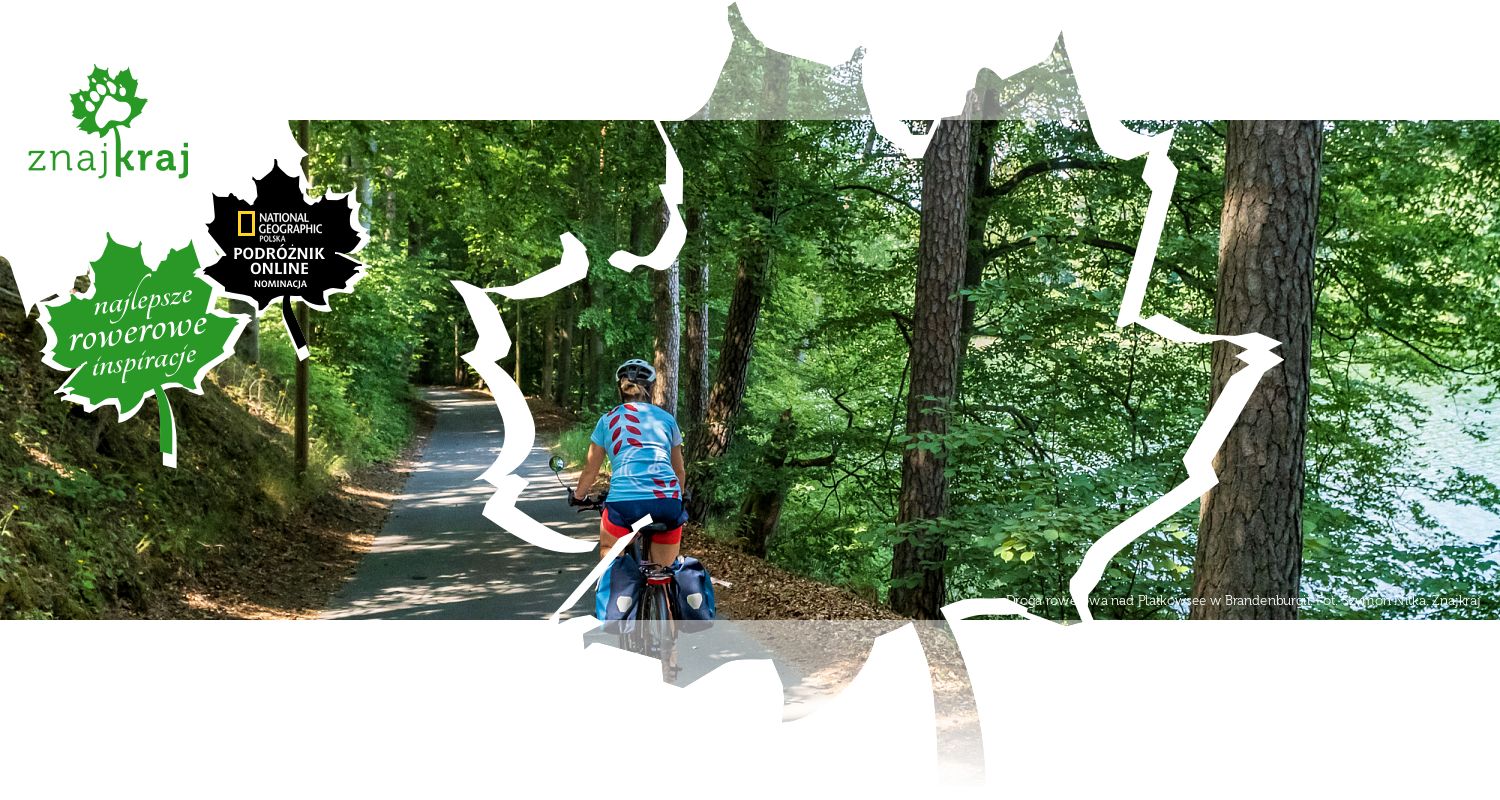 Droga rowerowa nad Platkowsee w Brandenburgii