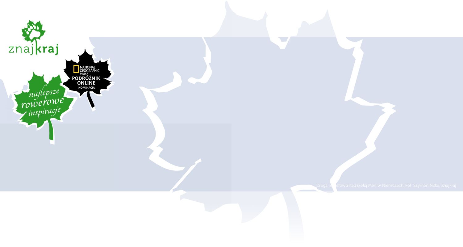 Droga rowerowa nad rzeką Men w Niemczech